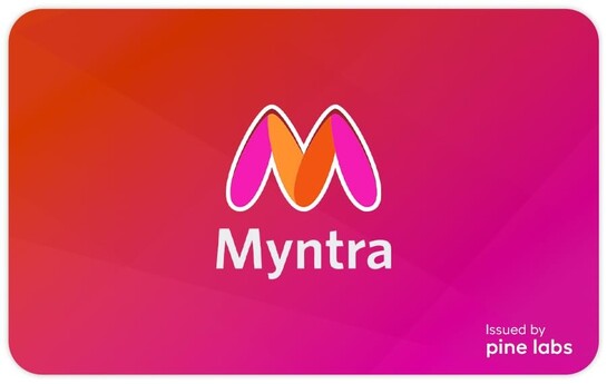 Myntra|Blinkit|BigBasket and more  Gift card @7% (2%off+5%SBI Cashback)| 1 year validity