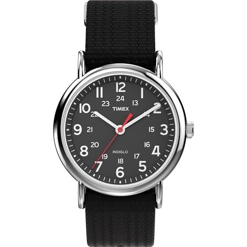 TIMEX Weekender Classic Black Round Dial Analog Unisex's Watch - T2N647UJ