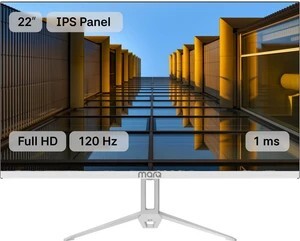 MarQ by Flipkart 54.48 cm (22 inch) Full HD LED Backlit IPS Panel Gaming Monitor (22FHDMEQNNXO) (Response Time: 1 ms, 120 Hz Refresh Rate)
