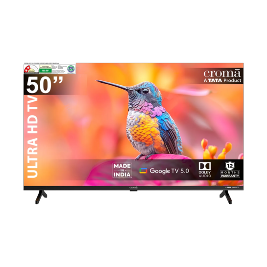 Croma 127cm (50 inch) 2 Star 4K Ultra HD LED Smart Google TV 