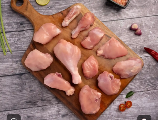 Zepto: Chicken 450g @77 & Chicken Hot wings 6 pcs @75