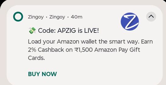 Amazon pay e gift card 1500@1470