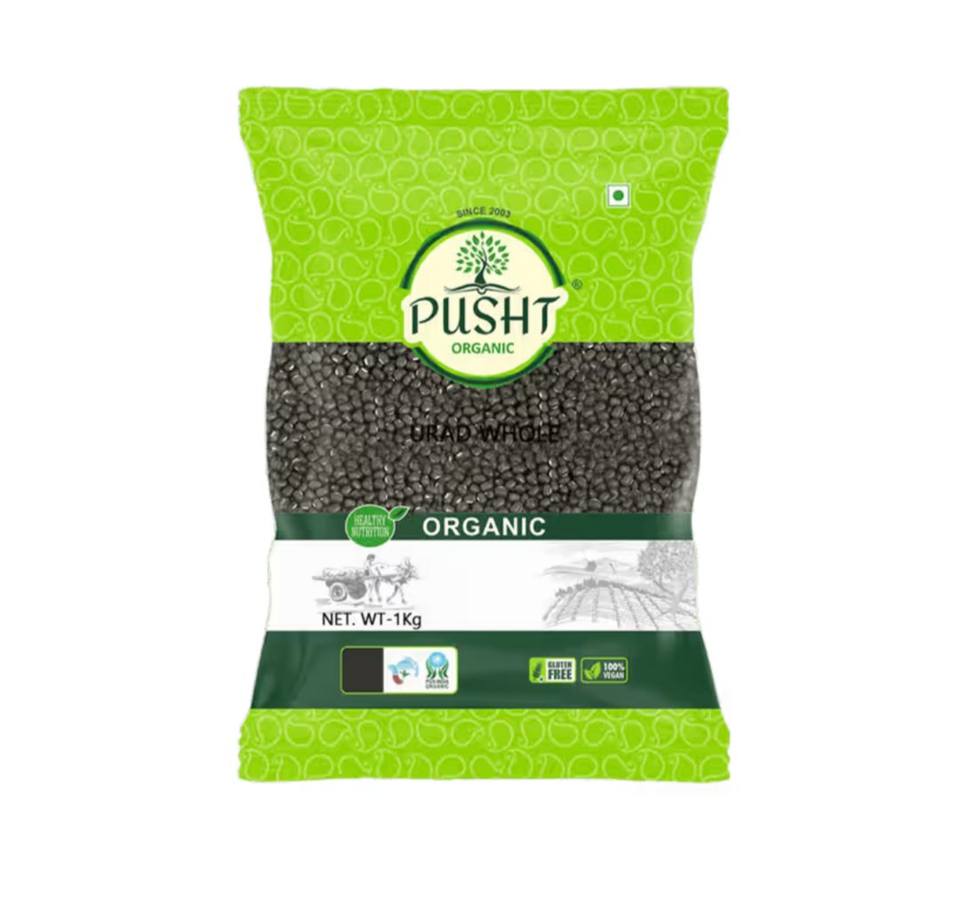 Instamart - Pusht Organic Urad Whole 1kg(location specific)