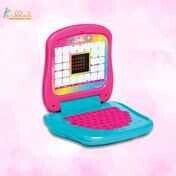 Zepto - Kriiddaank Barbie Educational Laptop Pink Kids Alphabet Mathematics Music Learning Development Toy