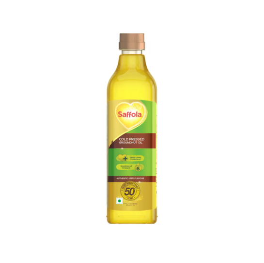 Instamart - Saffola Cold Pressed Groundnut Oil | 100% Cold Pressed Groundnut Oil 1ltr × 2(location specific)