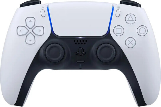 Sony PS5 DualSense Wireless Controller (White, For PS5)