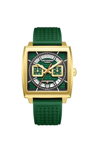 Lee Cooper Analog Green Dial Men's Watch-LC08065.177