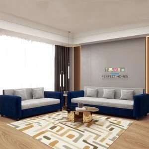 Flipkart Perfect Homes Crete Fabric 3 + 2 Sofa Set