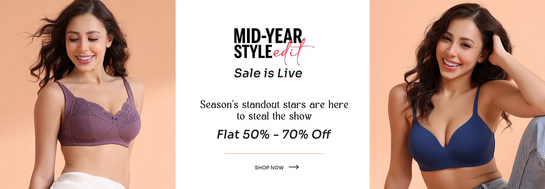 Zivame - Mid-Year Style Edit Sale is Live | Flat 50% - 70% Off