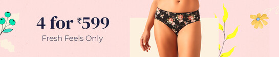 Clovia - Fresh Feels Only - 4 Panties For 599