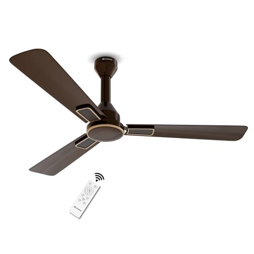 LEDVANCE Aero Master Maxx Bldc Fans Ceiling 1200mm With Remote - Smoky Brown