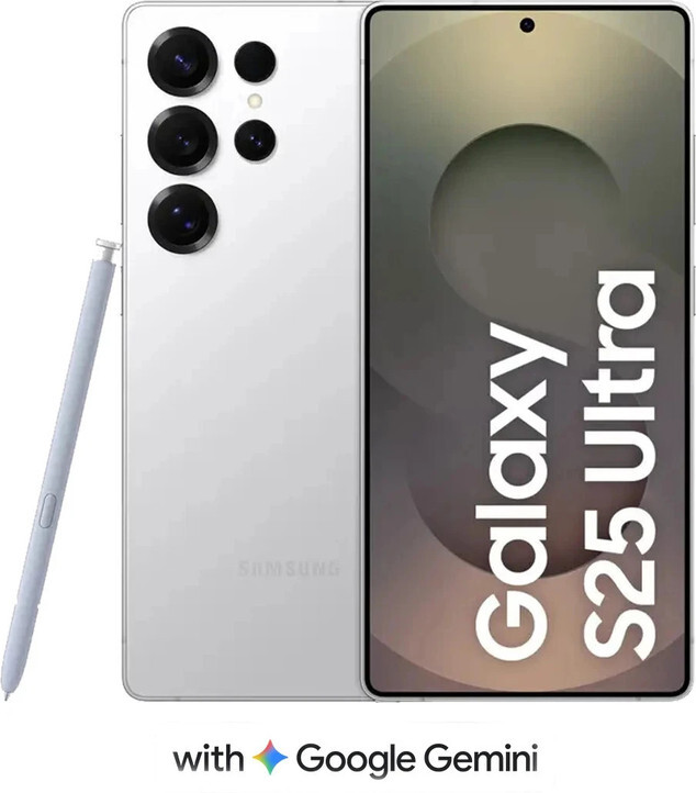 Samsung Galaxy S25 Ultra 5G (12 GB, 256 GB, Titanium Whitesilver)