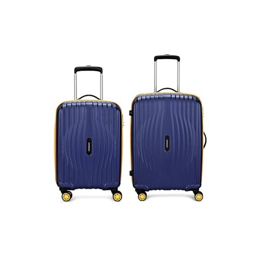 Price Dropped - Aristocrat Vortex Plus | Set of 2 Trolley Bag, 55+65 Cm, Small+Medium Hardside Luggage 