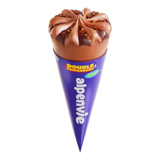 (Amazon Now) Heritage Alpenvie Double Chocorush Cone Ice Cream 110ml