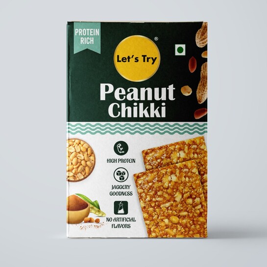 Digihaat-Let's Try peanut Chikki - 170gms 