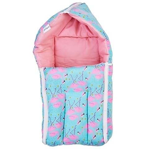 BUMTUM Flamingo 3 in-1 Sleeping Bag, 0-6 Months Baby Bed