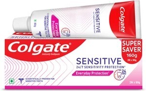 Colgate Sensitive Everyday Protection Toothpaste For Sensitive Teeth (Combo Pack) Toothpaste (160 g, Pack of 2)