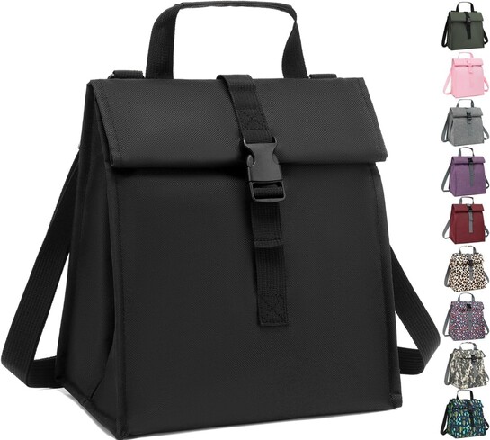  MARINE PEARL Roll-Top Insulated Lunch Bag