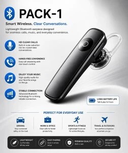 GWALBROS GWALBROS Sweet Proof K1 Wireless Single Bluetooth 