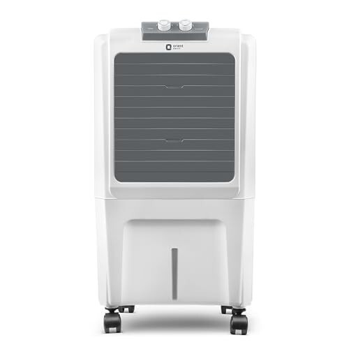 Orient Electric Durachill 40 L Portable Air Cooler For Home | Densenest Honeycomb Pads |More Air Delivery | Fully Collapsible Louvers 