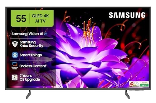 Samsung 138 cm (55 inches) Vision AI 4K Ultra HD Smart QLED TV 