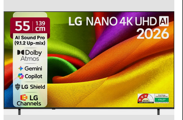 LG AI NANO (55 Inch) 4K Ultra HD Smart TV at 42,940 