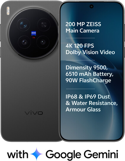 vivo X300 Pro (16 GB RAM, 512 GB, Elite Black)