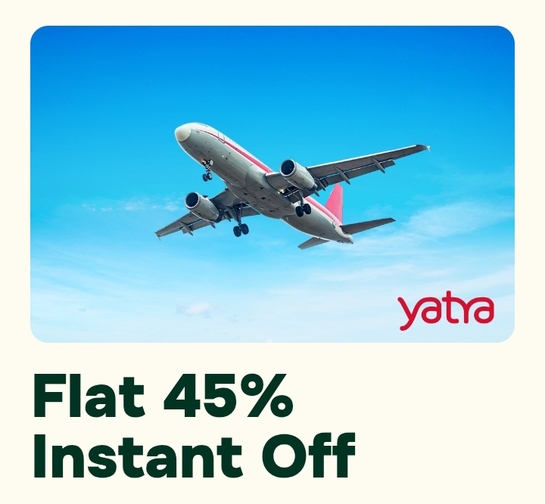 Yatra E-Gift Card ₹1200 @ 45% OFF | Pay ₹660 Only via UPI (Woohoo)