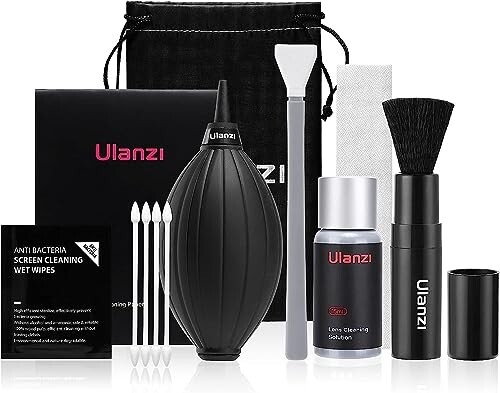 HIFFIN ULANZI Camera Cleaning Kit 9-in-1 Lens Cleaner Professional DSLR Clean Accessories Sony Canon Nikon