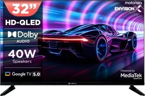 MOTOROLA 80 cm (32 inch) QLED HD Ready Smart Google TV (32HDGQMDDAQ)