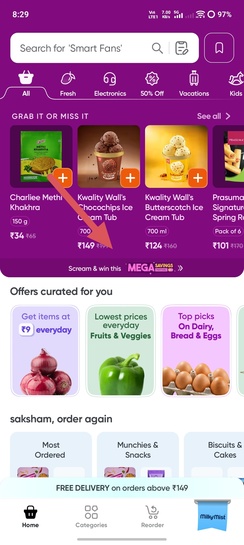 Instamart Scream Offer Win 50 Off On 199