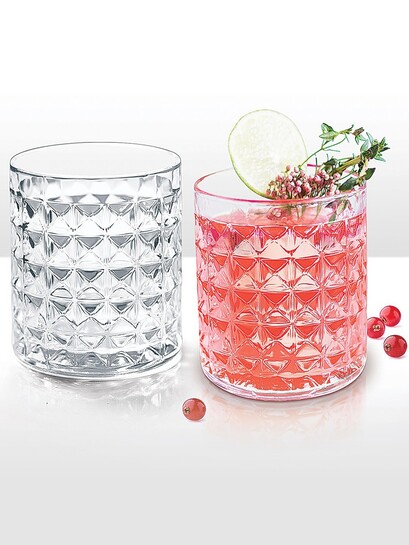 Buy Treo Knitts 260 Juice Glass Transparent Set Of 6 Tumblers 260 Ml Each - Bar Glass for Unisex 21593128 | Myntra
