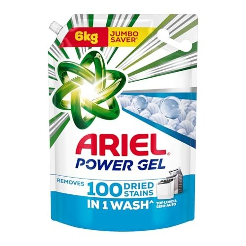 Ariel Power Gel Liquid Detergent for Top Load & Semi Auto – 6kg 