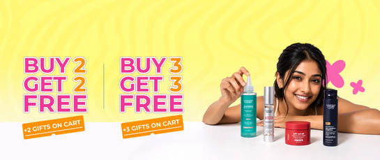 BUY 2 GET 2 FREE | BUY 3 GET 3 FREE | Gifts | Extra 5% off on prepaid