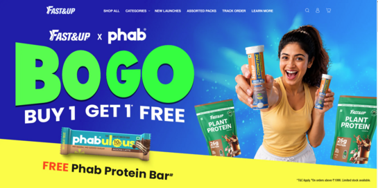 Fast&Up x Phab - BOGO BUY 1 GET 1 FREE | Free Phab Protein Bar