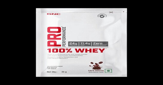 GNC PP 100% Whey Protein Powder Sachet Café Mocha