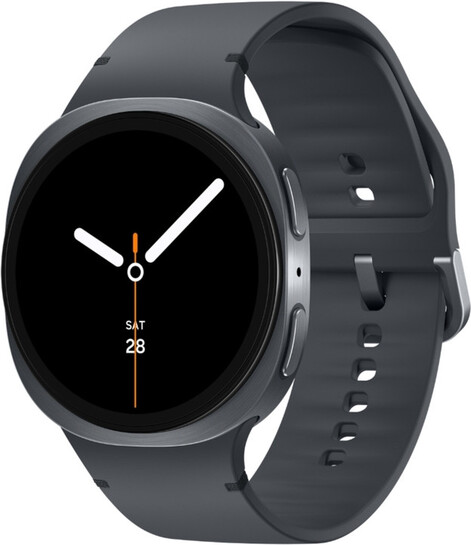 Samsung Galaxy Watch8 (44mm, Bluetooth) (Dark Gray Strap, Large)