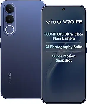 vivo V70 FE 5G (8GB RAM, 128GB Storage, Monsoon Blue)