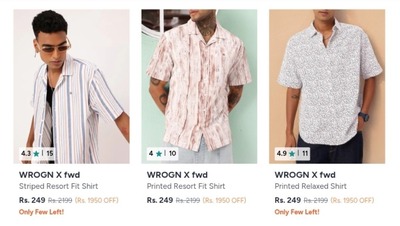 90% Off Wrong Oversized Shirt From 249