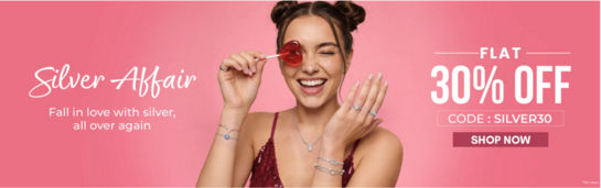Giva - FLAT 30% OFF on Silver Jewellery above ₹4499
