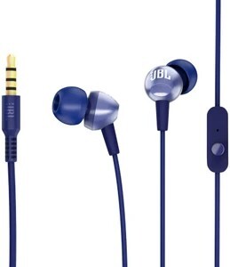 JBL C200si Wired Headset (Blue, In the Ear)