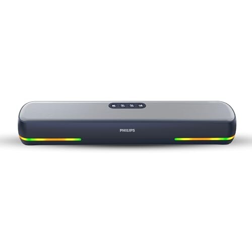 Philips TAB4120BL/94 Wireless Bluetooth Soundbar, 20W, 8H Playtime