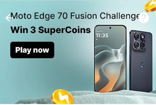 Vivo t5x and Moto Edge 70 Fusion Challenge win 6 coins