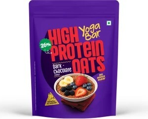 Yogabar High Protein Oats Dark Chocolate 26g Protein No Trans Fat...1 kg Pouch