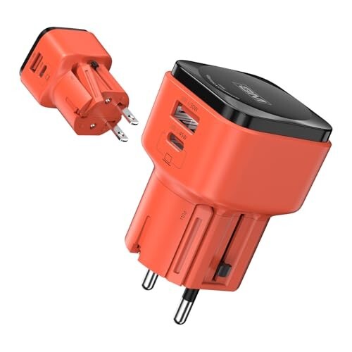 GM Travelease Lite 45Watt Type C & A Universal Travel Adapter