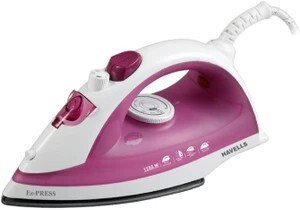 HAVELLS Ez-PRESS 1250 Watts Steam Iron with Self Cleaning