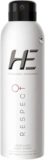 He Advanced Grooming Respect Perfumed Body Spray, 150ml