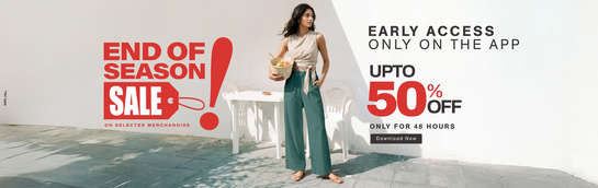 Gocolors - End of Season Sale | Upto 50% off on selected merchandise | Early access only on the App