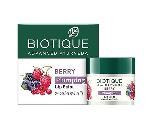 Biotique Berry Plumping Lip Balm | Smooths and Nourishing| Swells lips