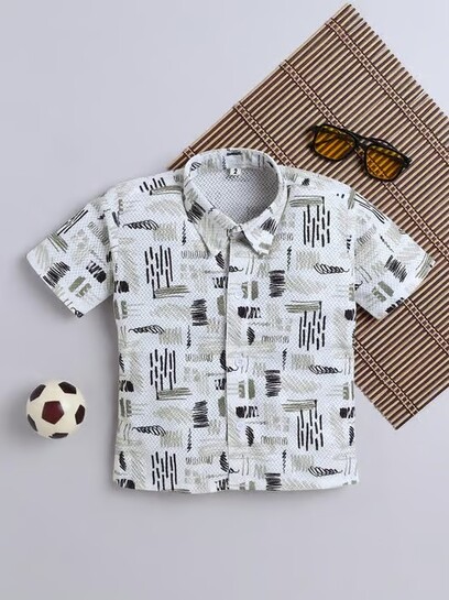 FourFolds - Up To 80% Off on Boys Printed Shirt 